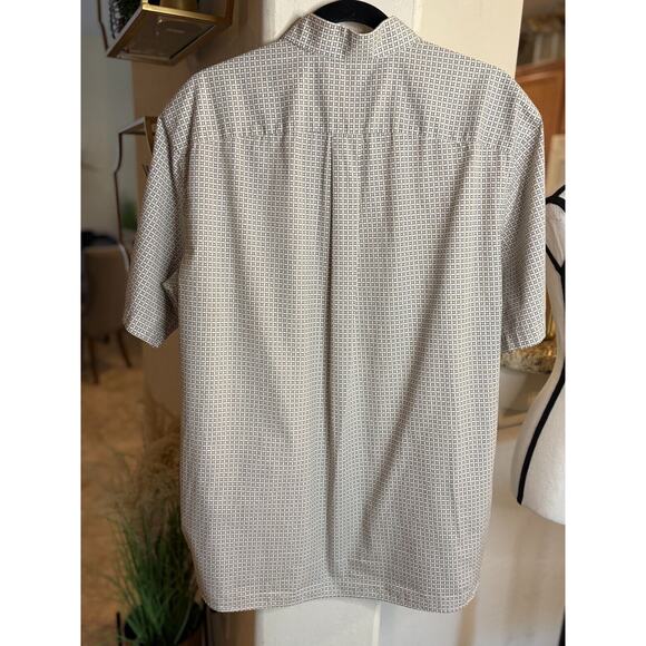 Daniel Cremieux Signature Collection Button Down Short Sleeve Shirt Size Large - Picture 5 of 5